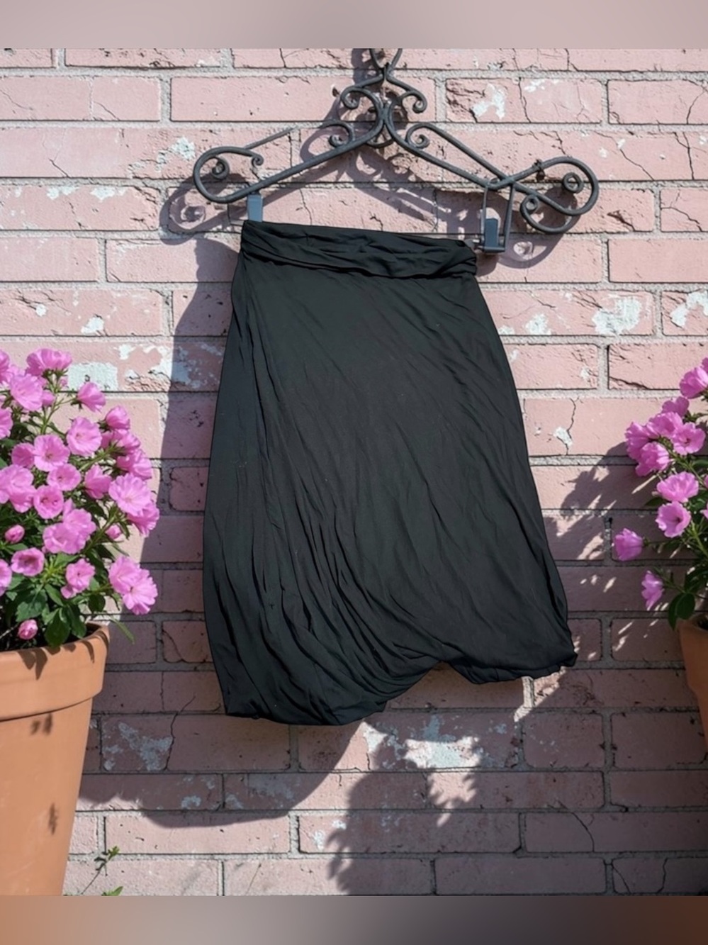 DKNY gathered skirt